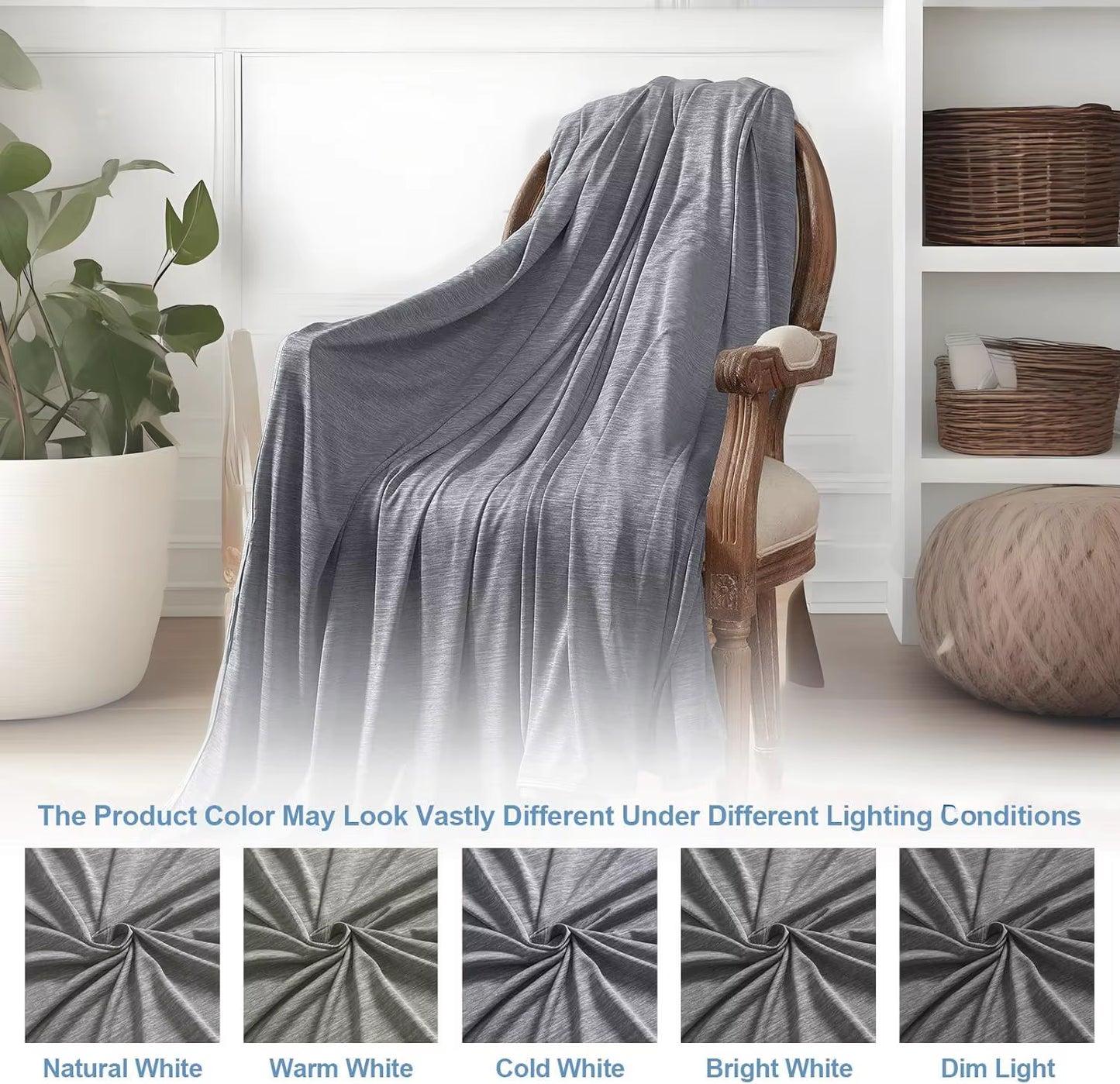 Blanket Cool Summer Throw Home Use Air Conditioning Breathable Washable Featuring Polyester Perfect Gift Wholesale